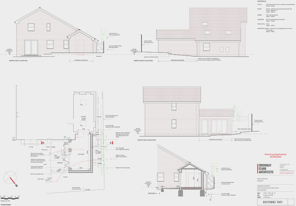Dorchester home extension-kitchen/summer room-planning approval-SK1
