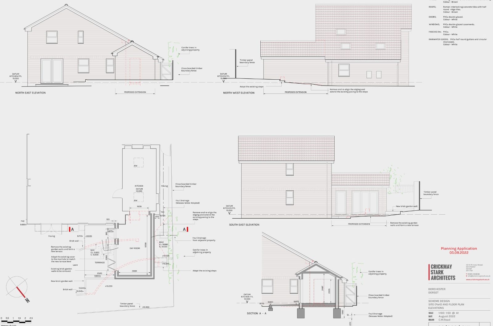 Dorchester home extension-kitchen/summer room-planning approval-SK1