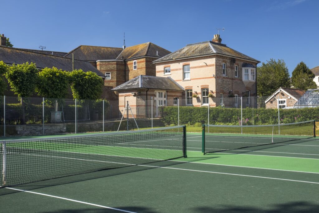 Borough Gardens Dorchester-new tennis courts
