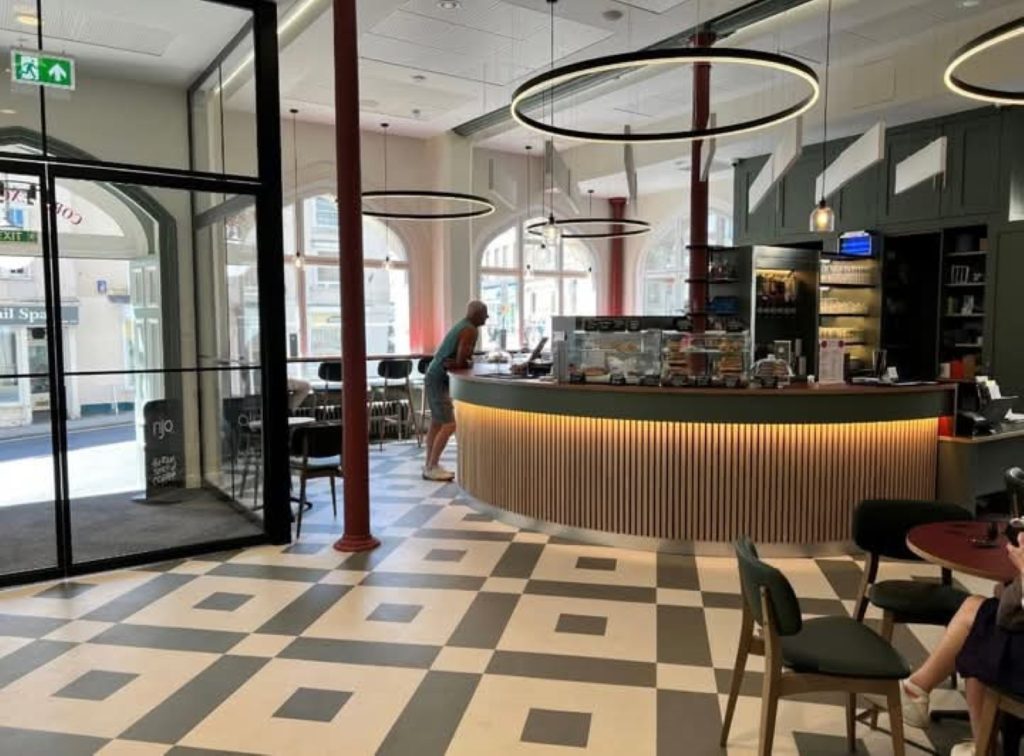 Dorchester Corn Exchange-Dorchester Arts-front of house cafe open