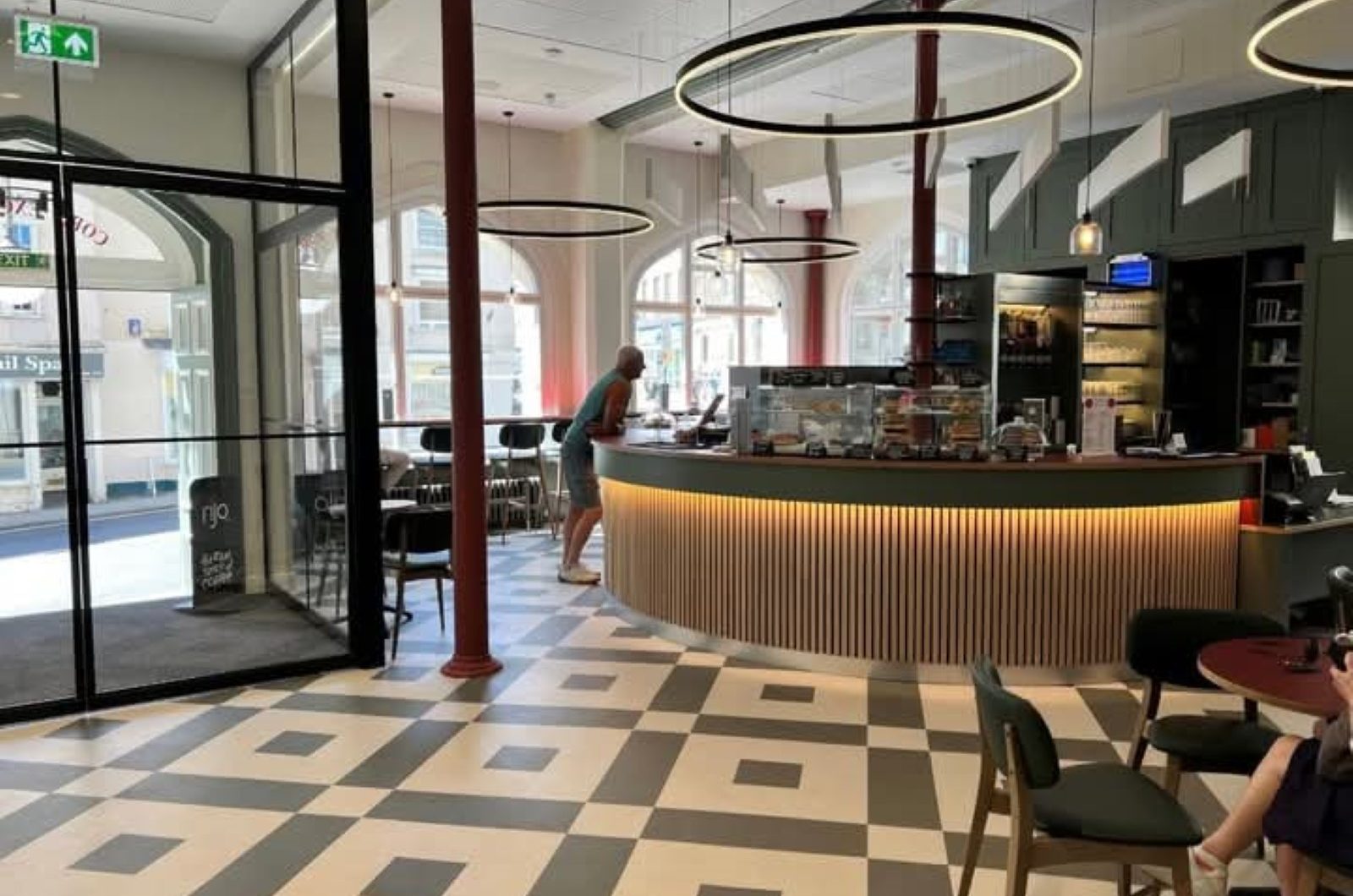 Dorchester Corn Exchange-Dorchester Arts-front of house cafe open